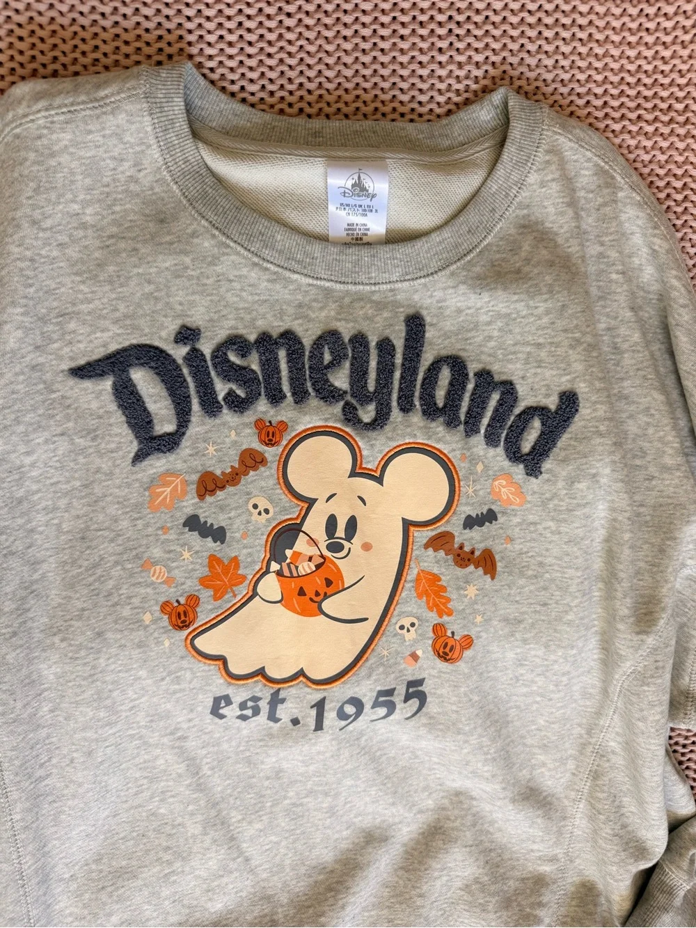 Disneyland Parks Official 2025 Ghost Halloween Sweater Adult Disney
